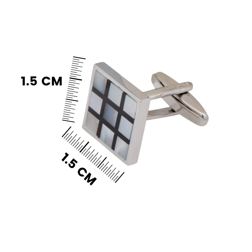 Black Mother of Pearl Cufflinks for Men
