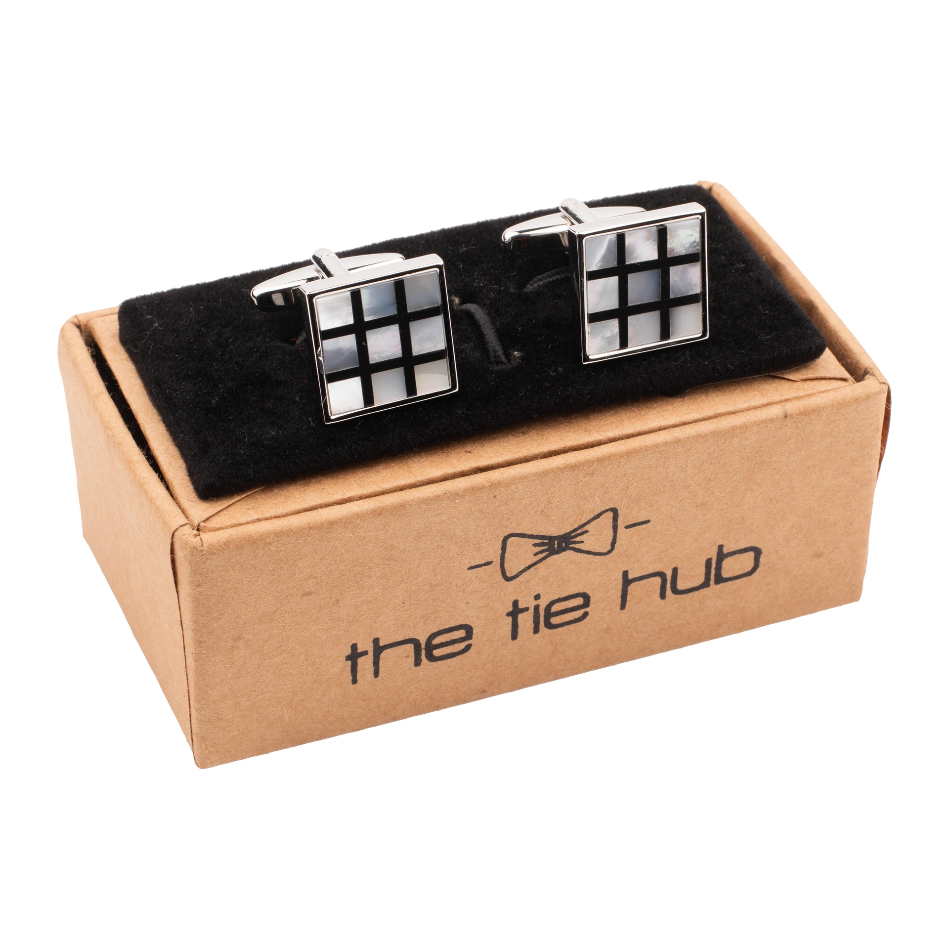 Black Mother of Pearl Cufflinks for Men