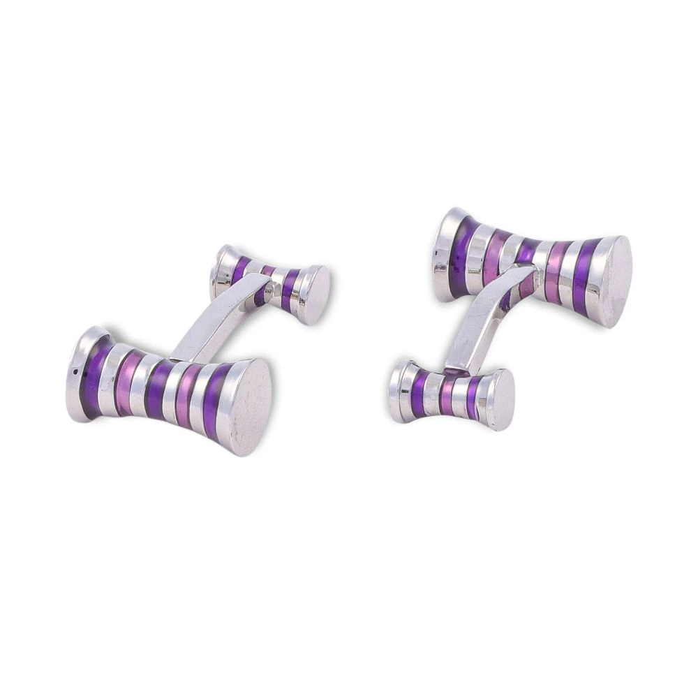 Purple Formal Brass Cufflinks for Men