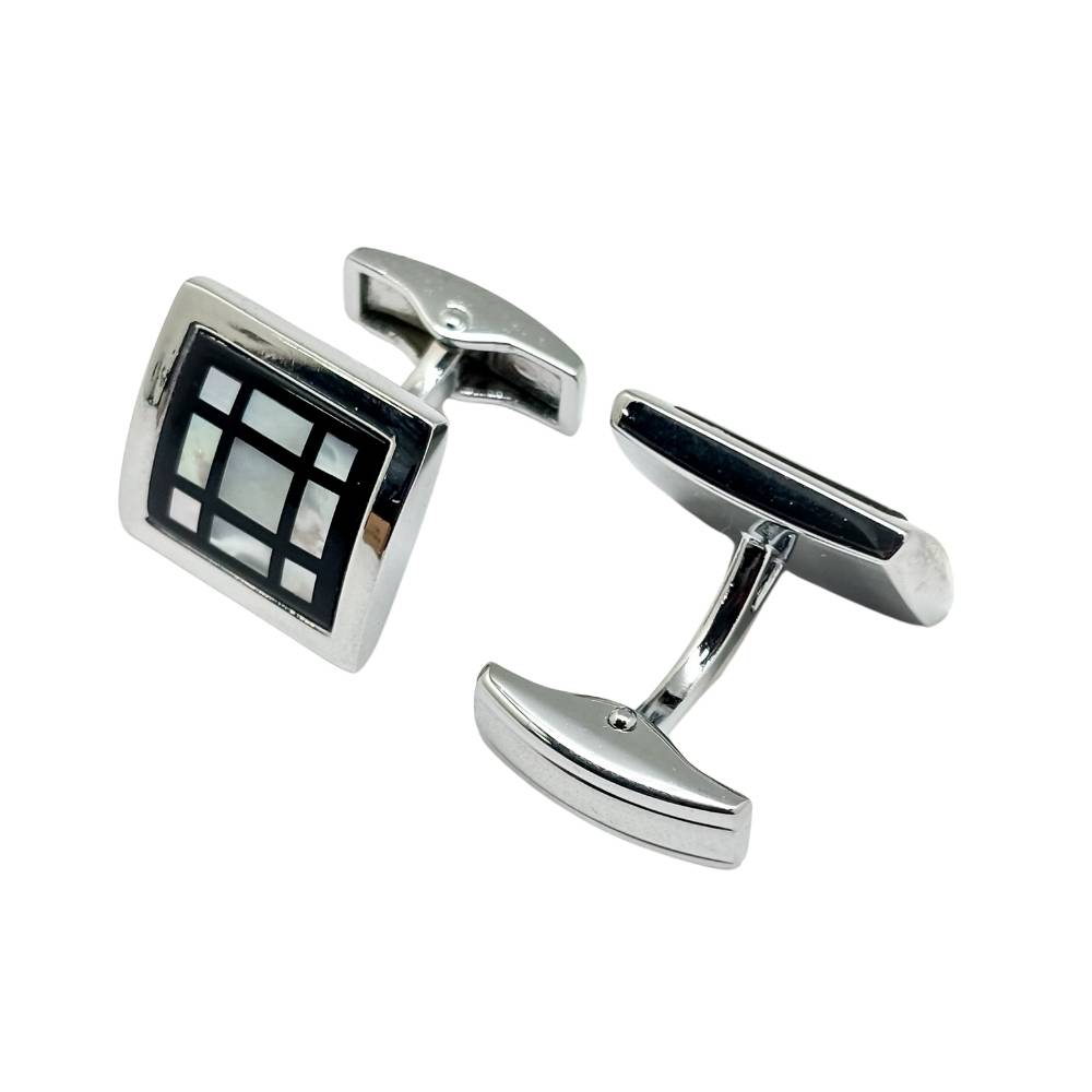 Black Mother of Pearl Cufflinks for Men
