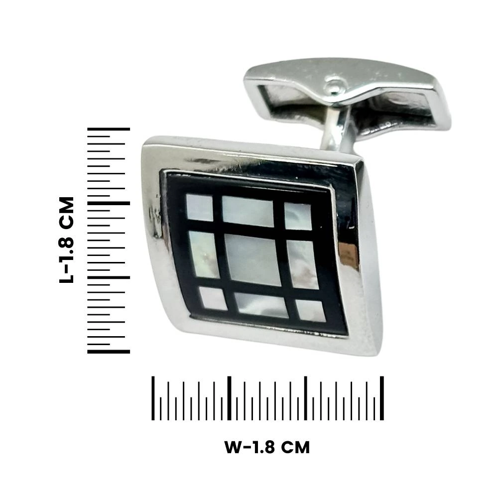 Black Mother of Pearl Cufflinks for Men