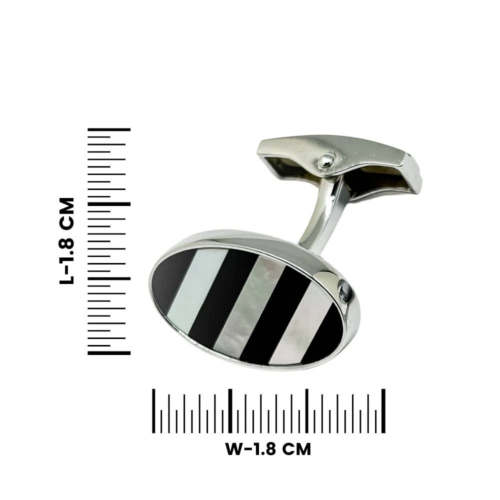 White Mother of Pearl Cufflinks for Men