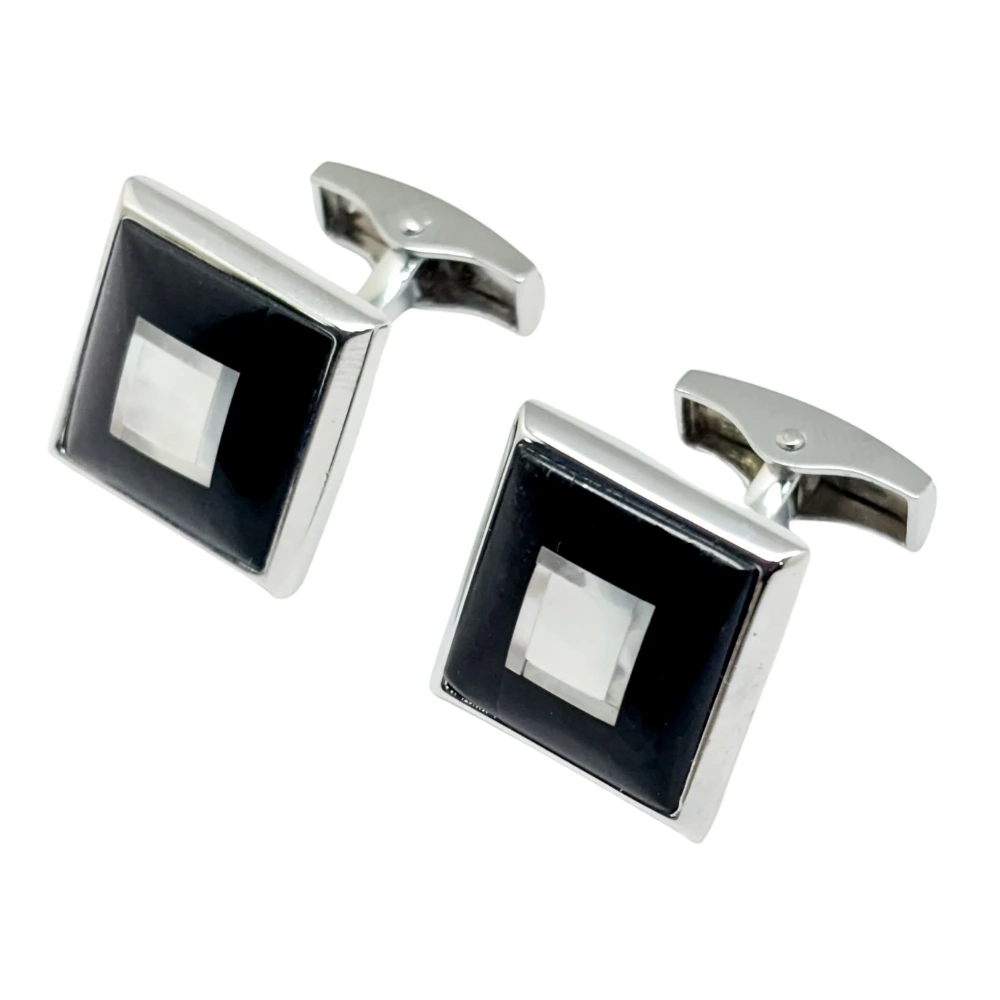 Black Mother of Pearl Cufflinks for Men