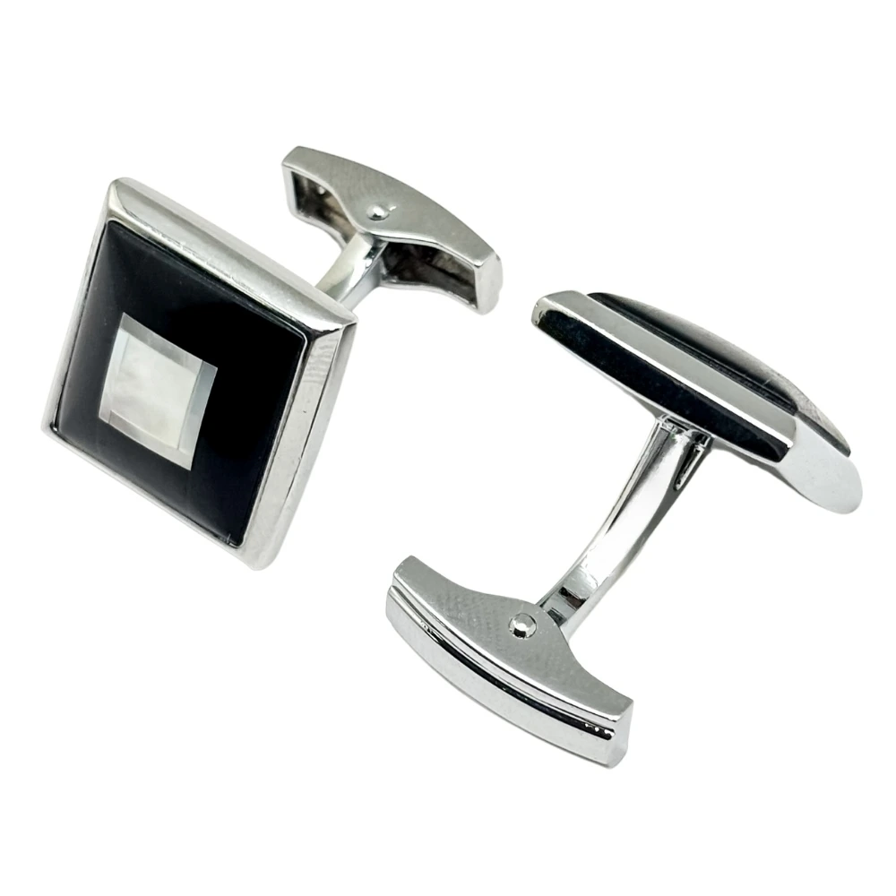 Black Mother of Pearl Cufflinks for Men