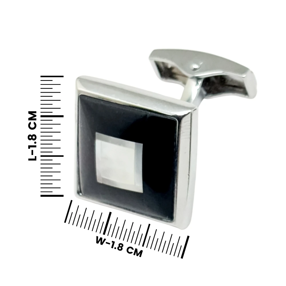 Black Mother of Pearl Cufflinks for Men