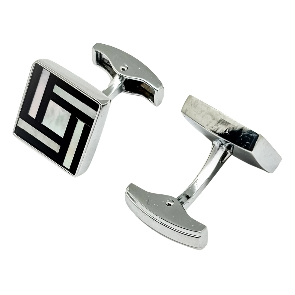 Black Mother of Pearl Cufflinks for Men