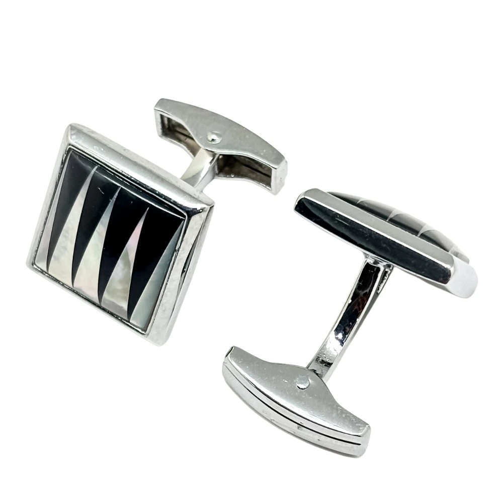 Silver Formal Brass Cufflinks for Men