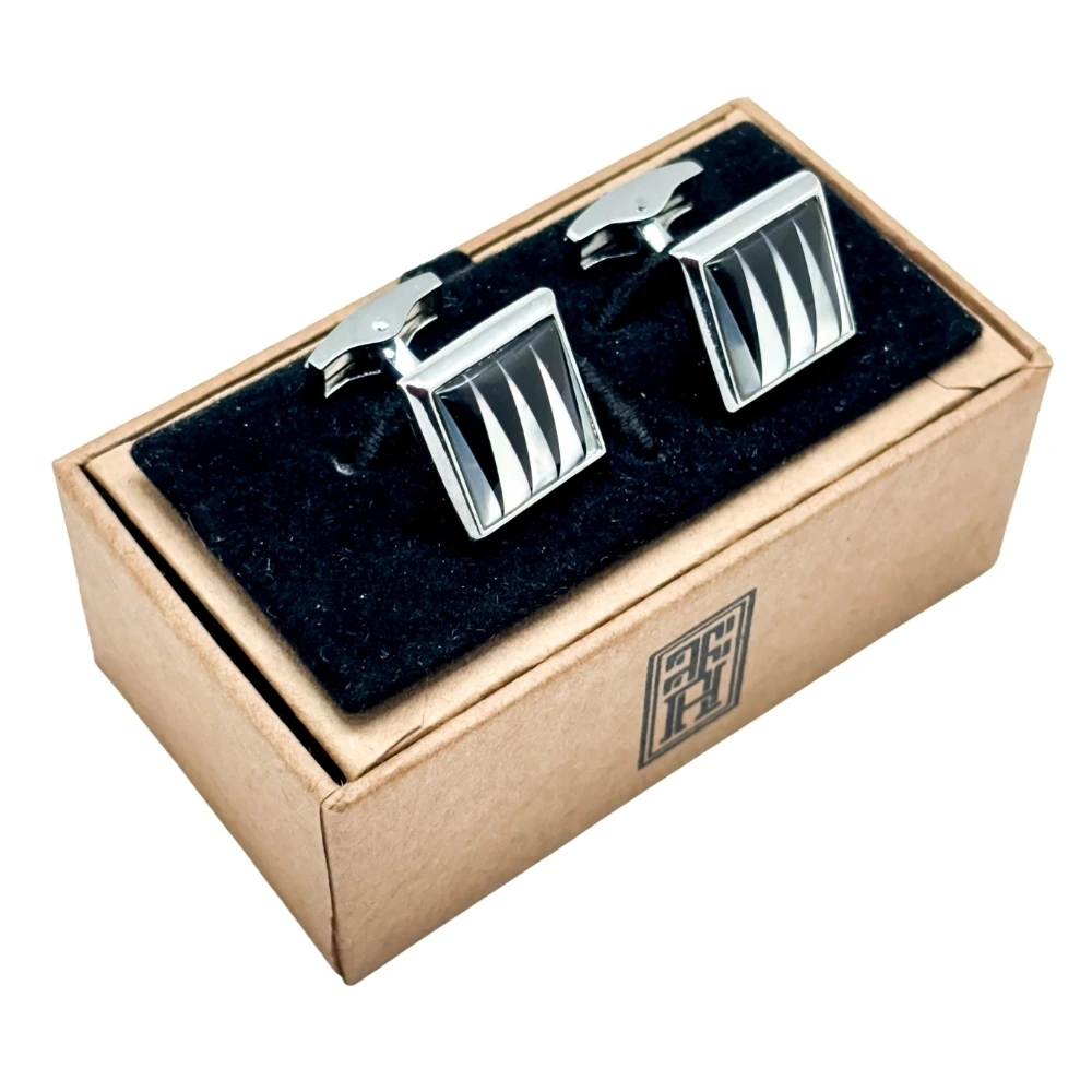 Silver Formal Brass Cufflinks for Men