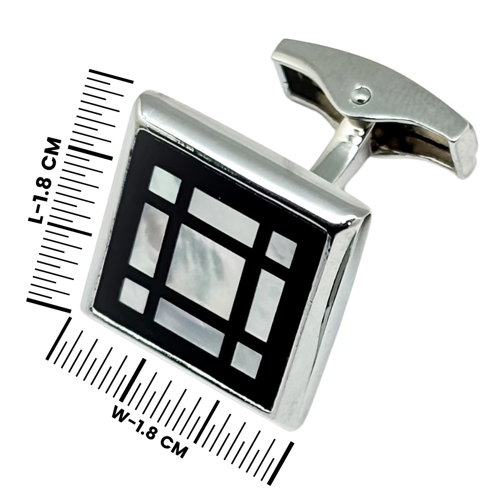 Black Mother of Pearl Cufflinks for Men