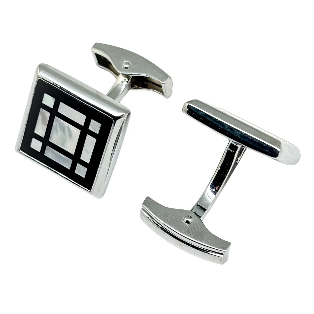 Black Mother of Pearl Cufflinks for Men