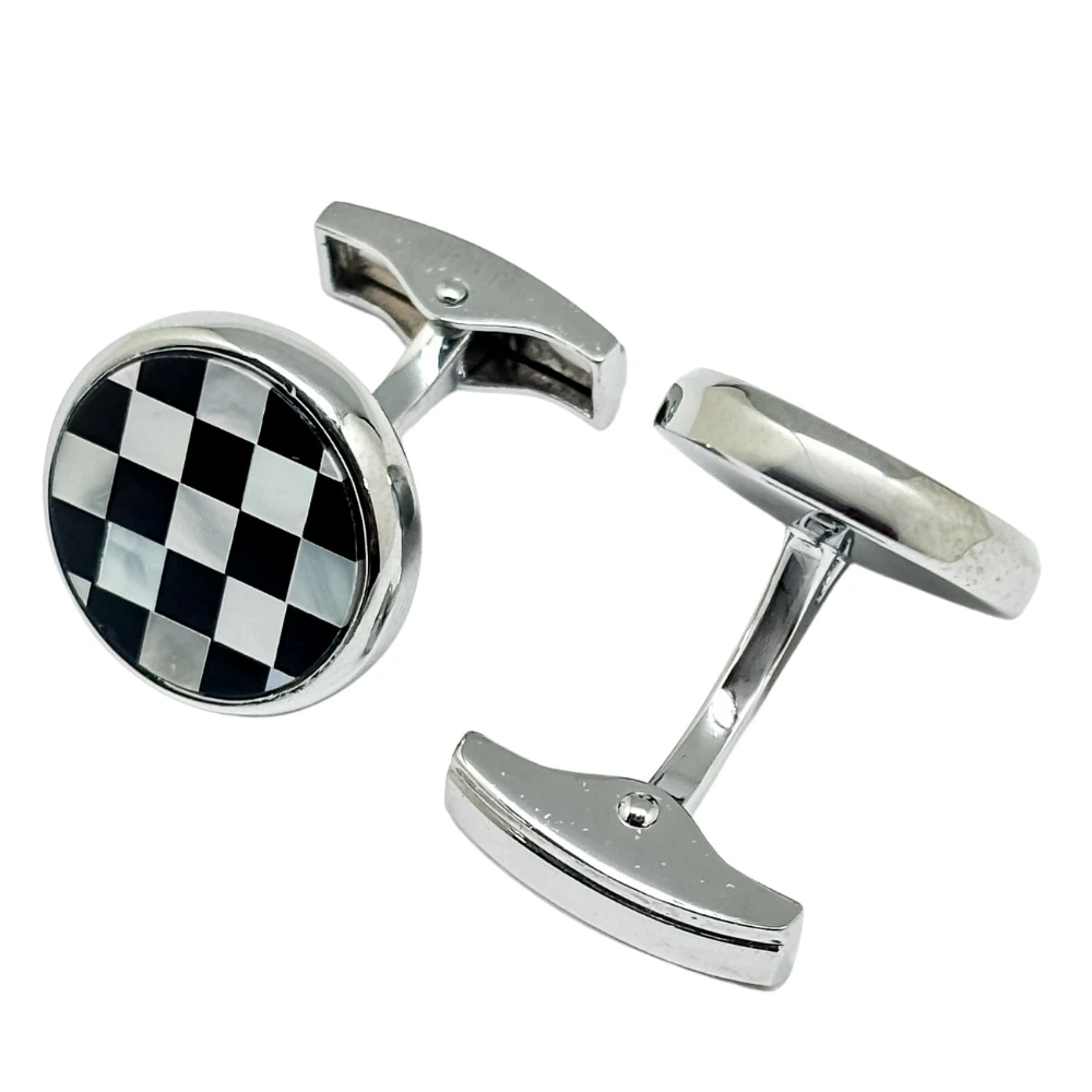 Black Mother of Pearl Cufflinks for Men