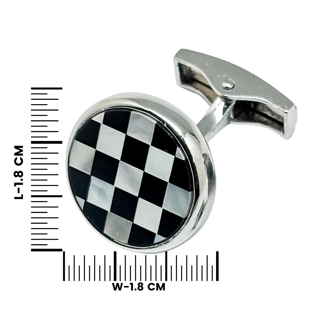 Black Mother of Pearl Cufflinks for Men