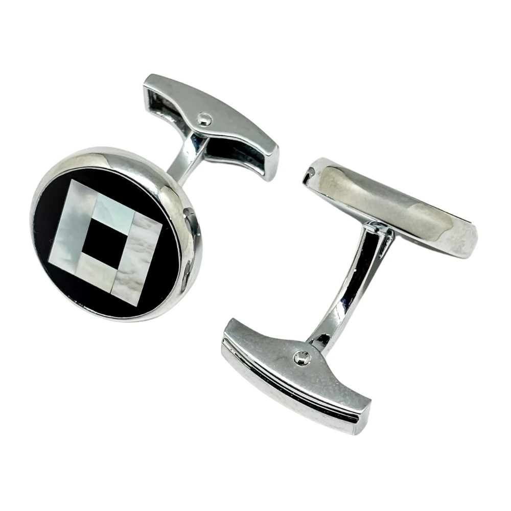 Black Mother of Pearl Cufflinks for Men