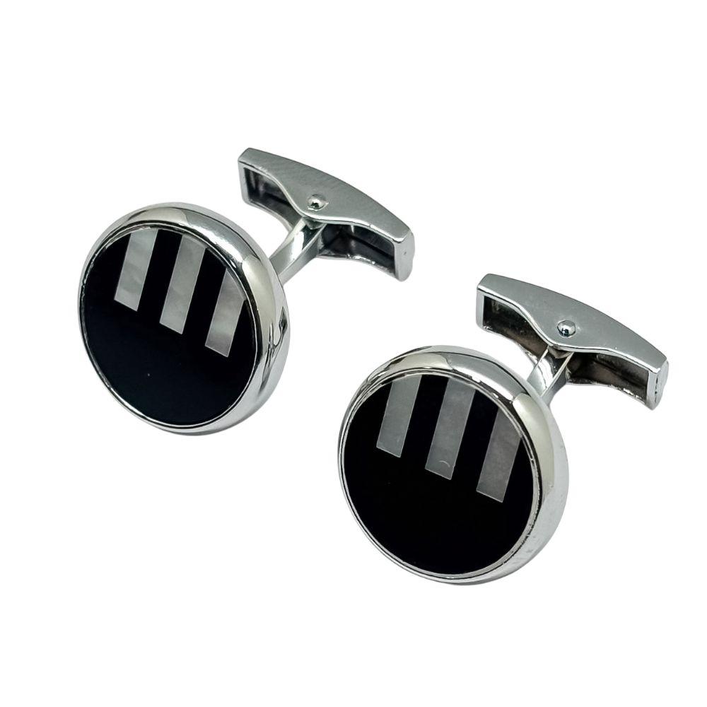 Black Mother of Pearl Cufflinks for Men