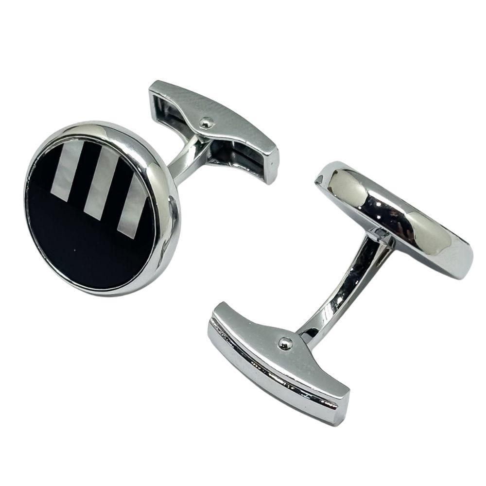 Black Mother of Pearl Cufflinks for Men