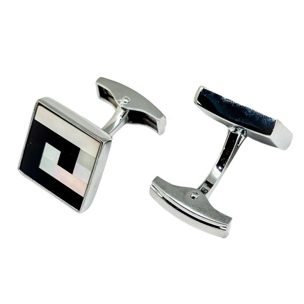 Black Mother of Pearl Cufflinks for Men