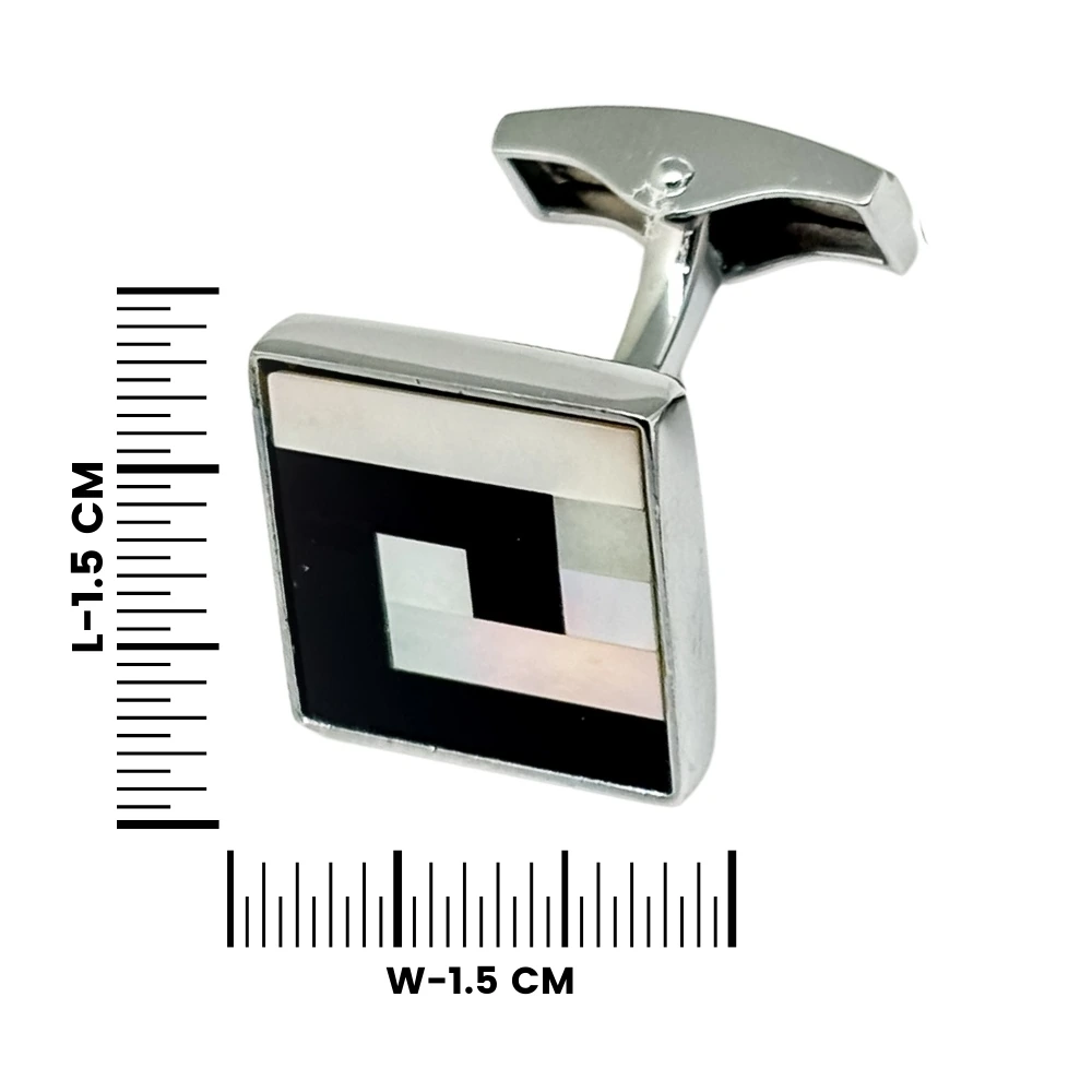 Black Mother of Pearl Cufflinks for Men