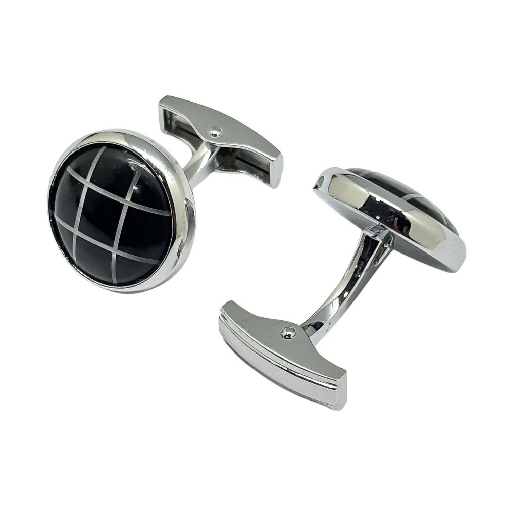 Black Mother of Pearl Cufflinks for Men