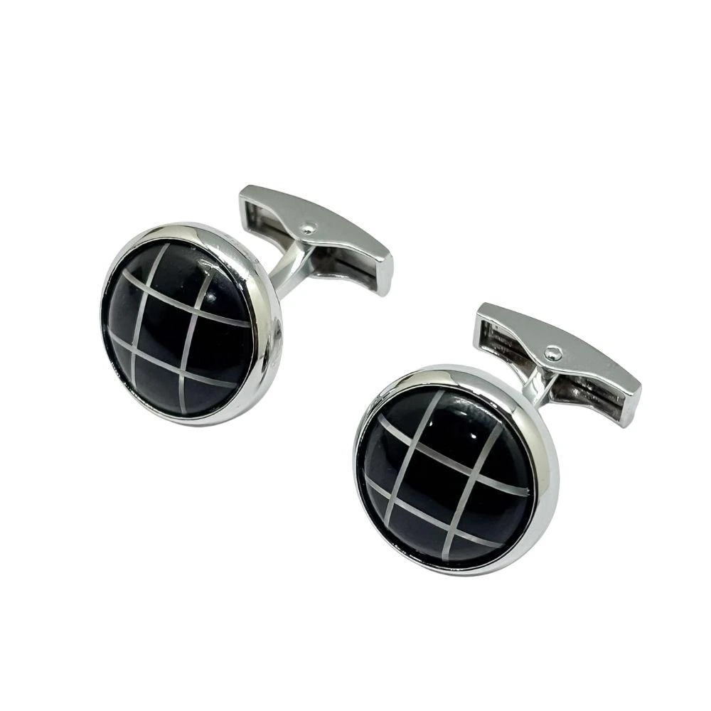 Black Mother of Pearl Cufflinks for Men