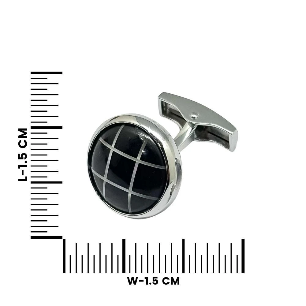 Black Mother of Pearl Cufflinks for Men