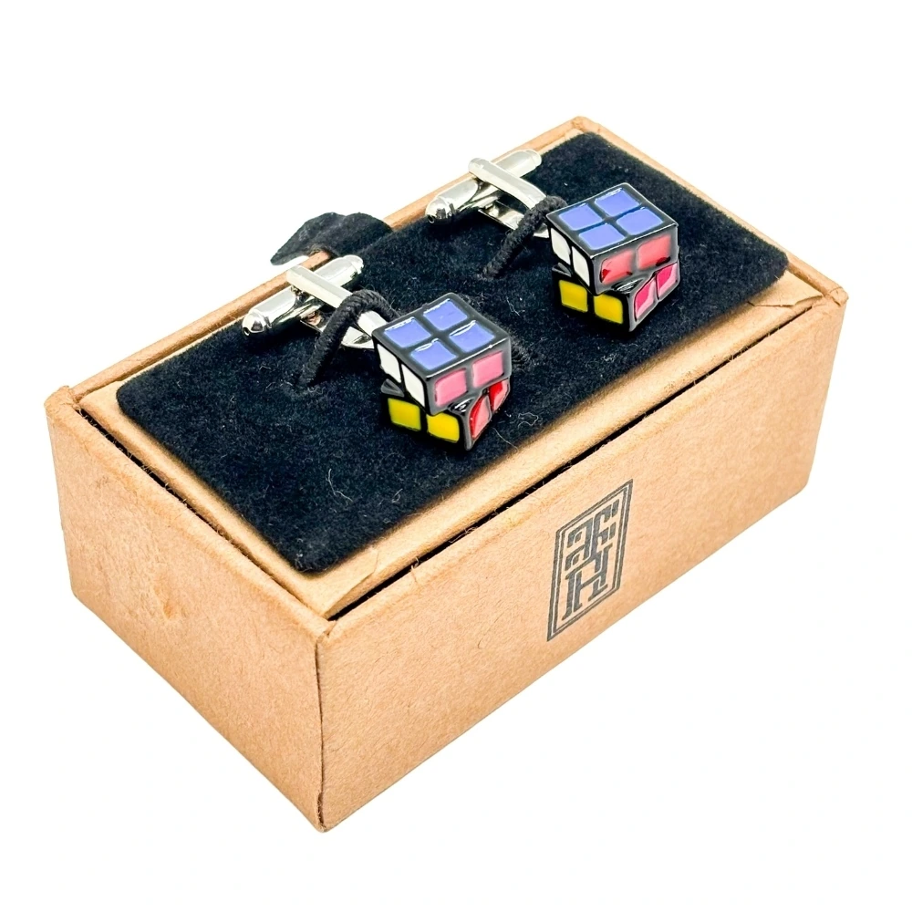 Multi Quirky Brass Cufflinks for Men