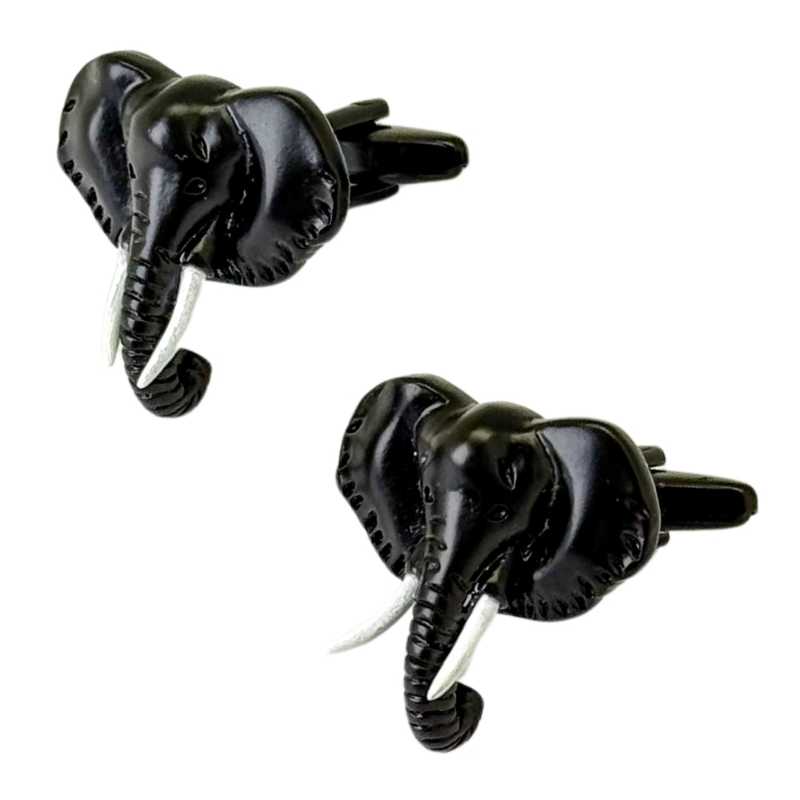 Black Quirky Brass Cufflinks for Men