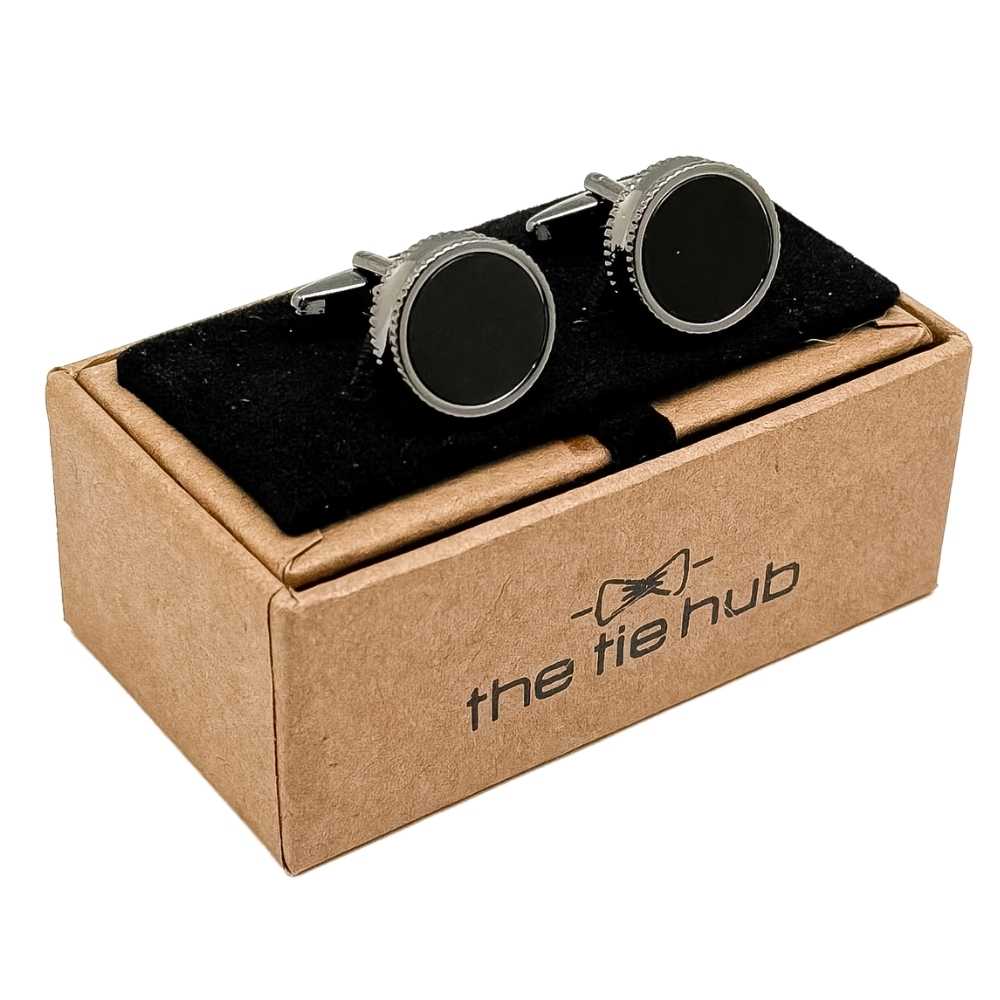 Gunmetal Formal Brass Cufflinks for Men