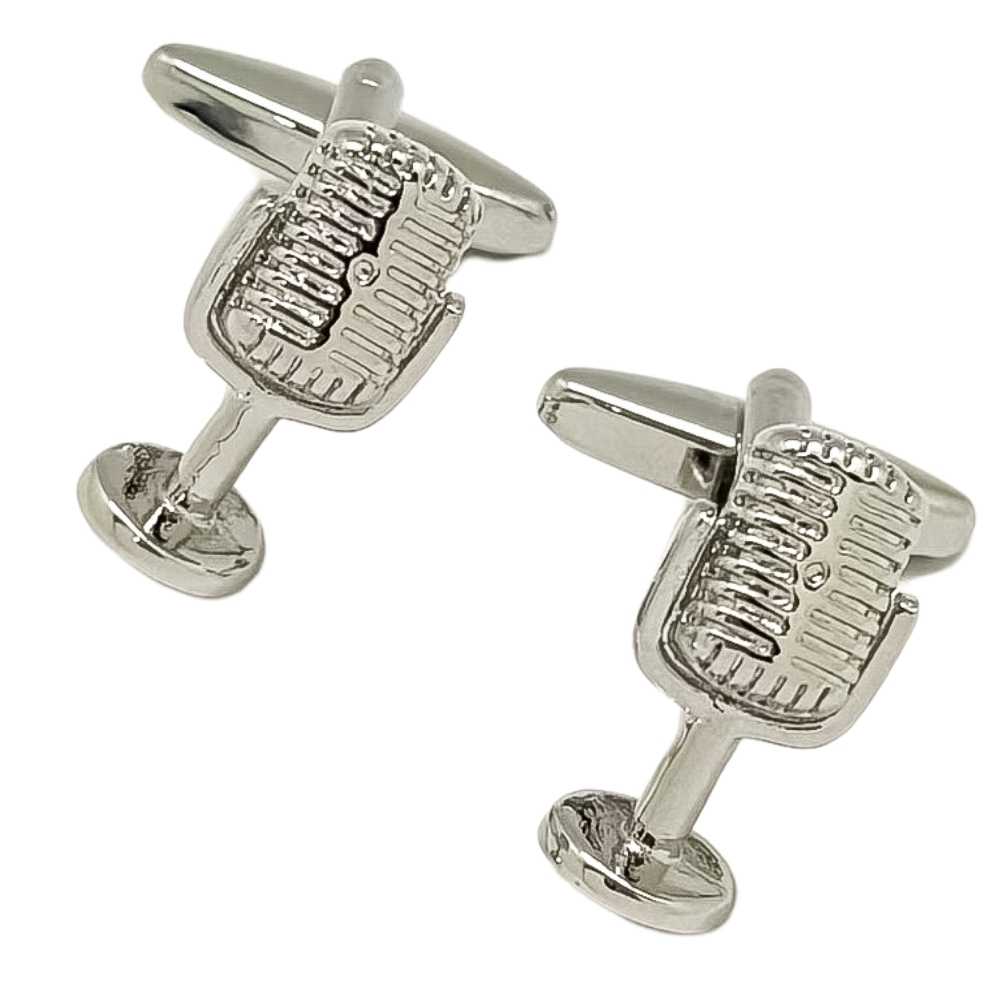 Silver Quirky Brass Cufflinks for Men