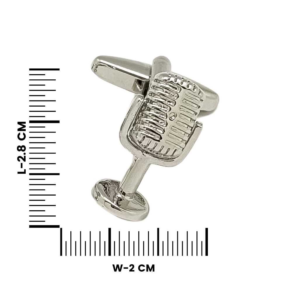 Silver Quirky Brass Cufflinks for Men