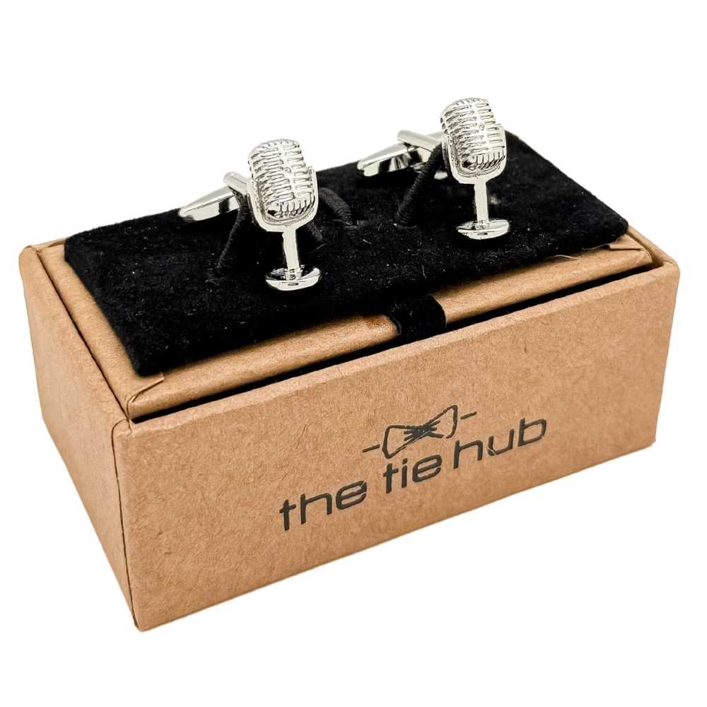Silver Quirky Brass Cufflinks for Men