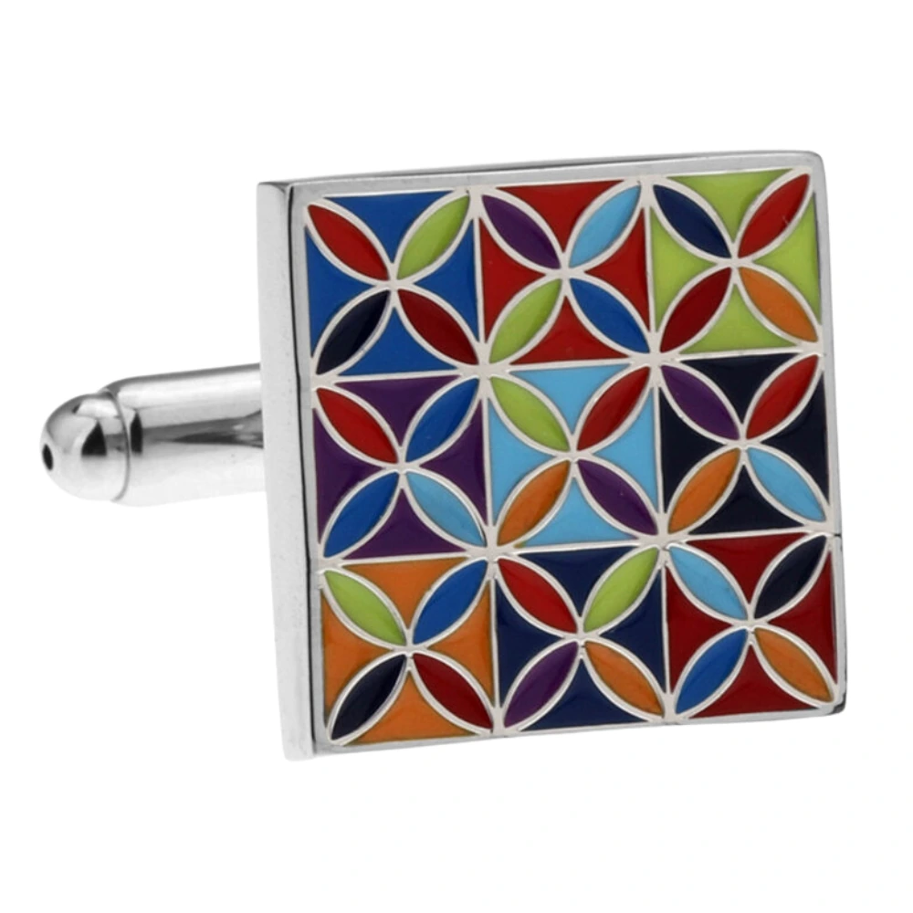 Multi Quirky Brass Cufflinks for Men