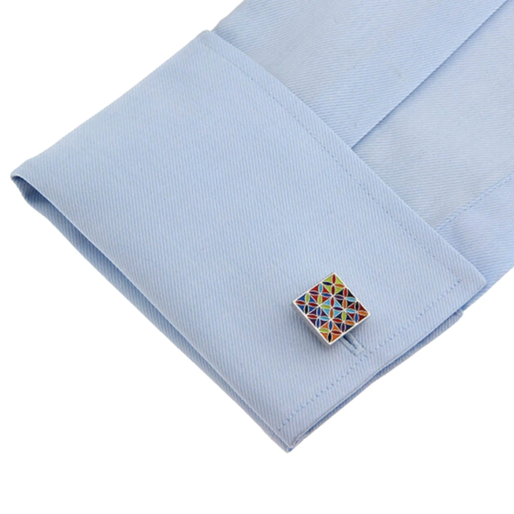 Multi Quirky Brass Cufflinks for Men