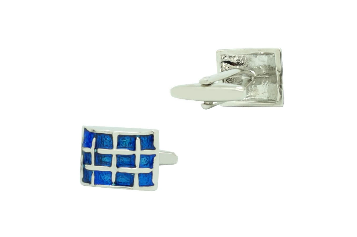 Blue Formal Brass Cufflinks for Men