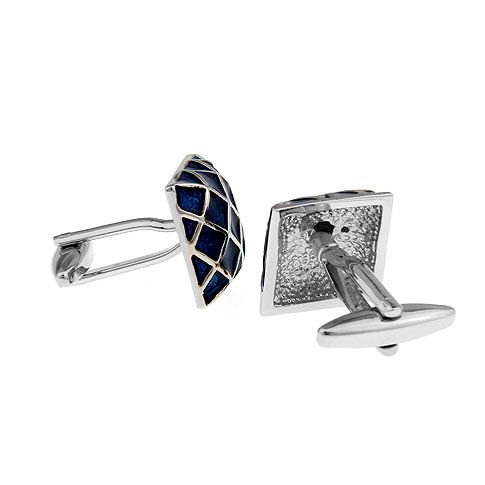 Blue Formal Brass Cufflinks for Men