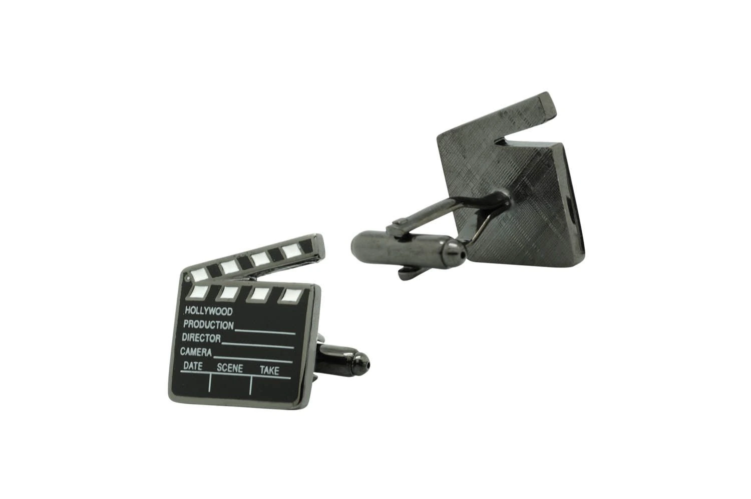 Black Quirky Brass Cufflinks for Men