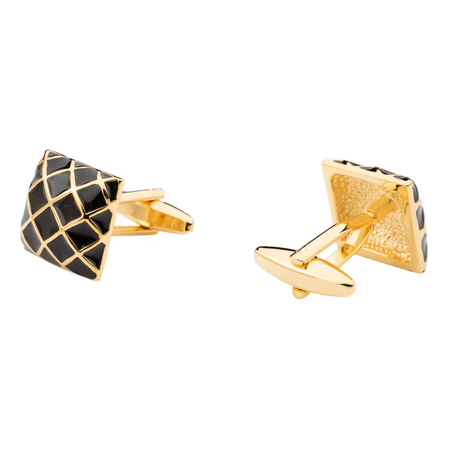 Gold Formal Brass Cufflinks for Men
