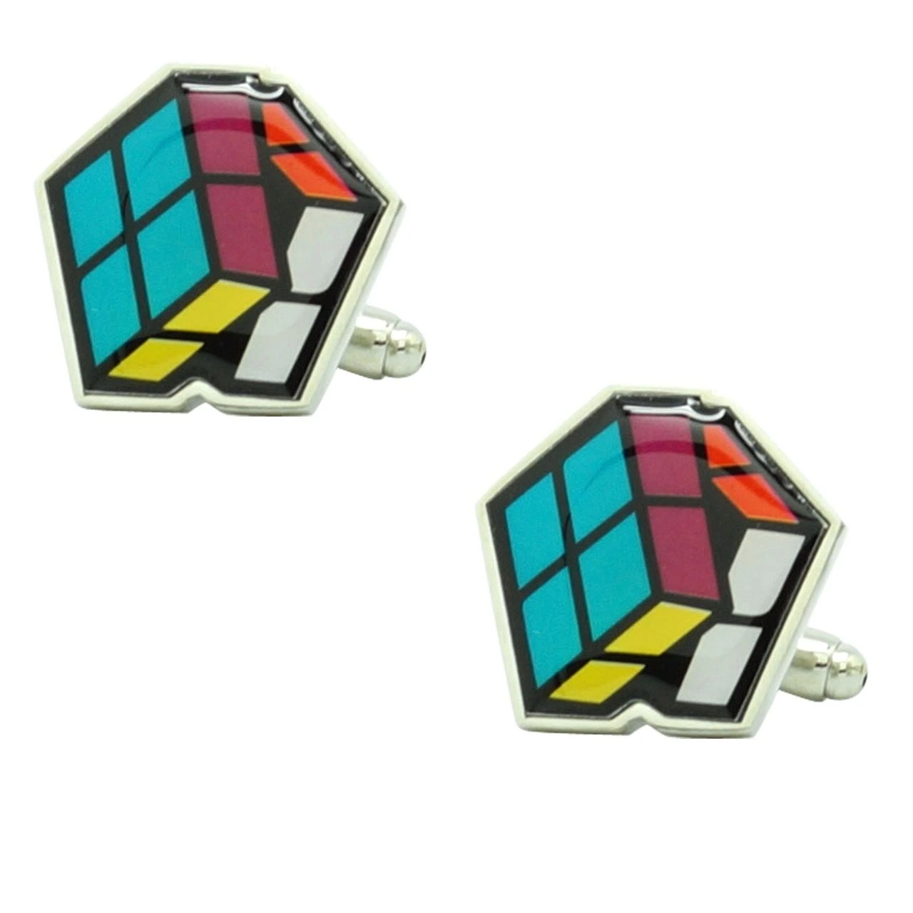 Multi Quirky Brass Cufflinks for Men