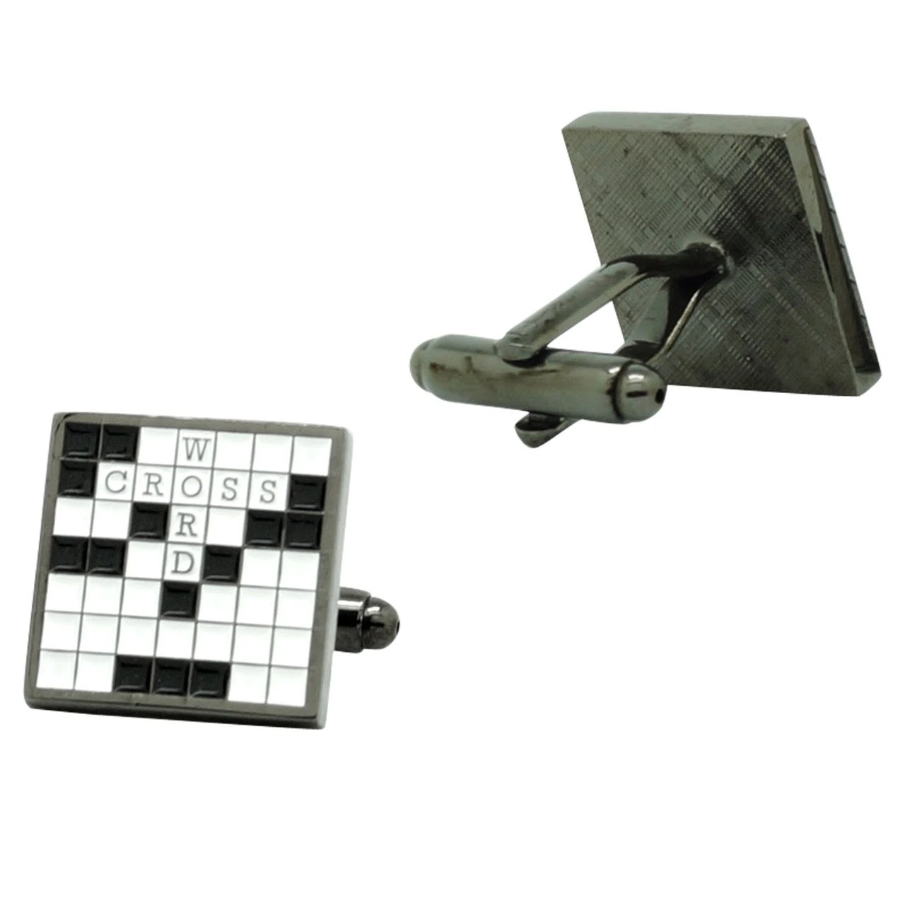 Silver Quirky Brass Cufflinks for Men