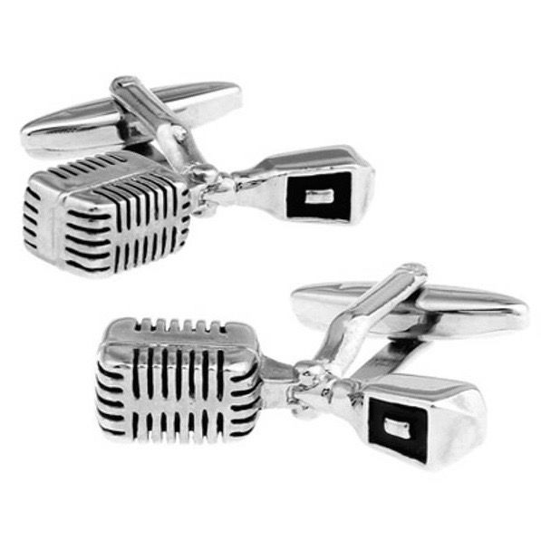 Silver Quirky Brass Cufflinks for Men