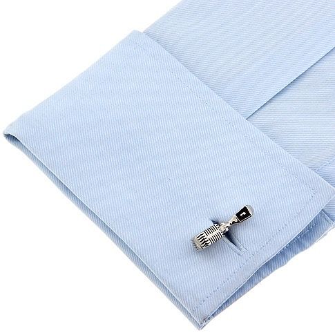 Silver Quirky Brass Cufflinks for Men