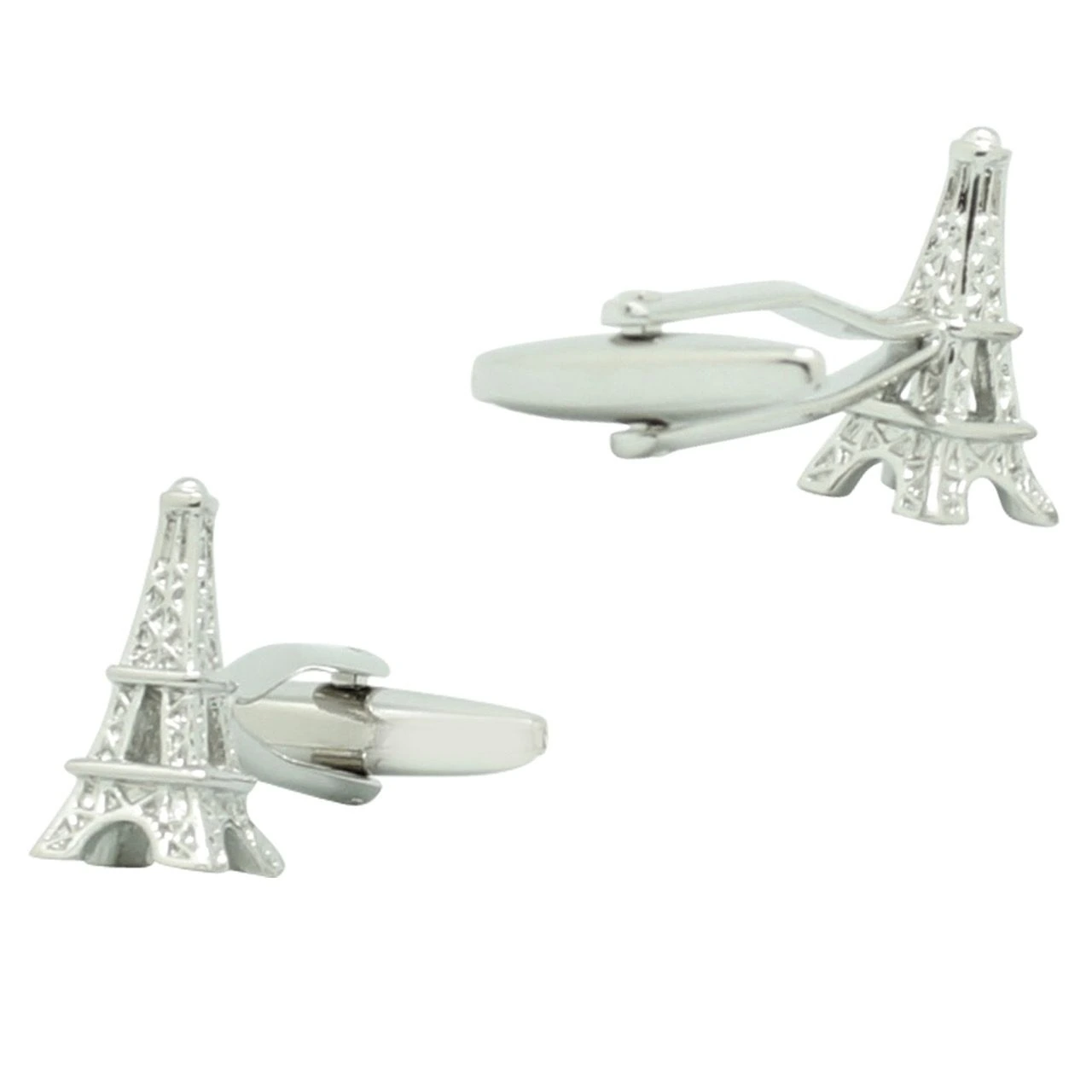 Silver Quirky Brass Cufflinks for Men