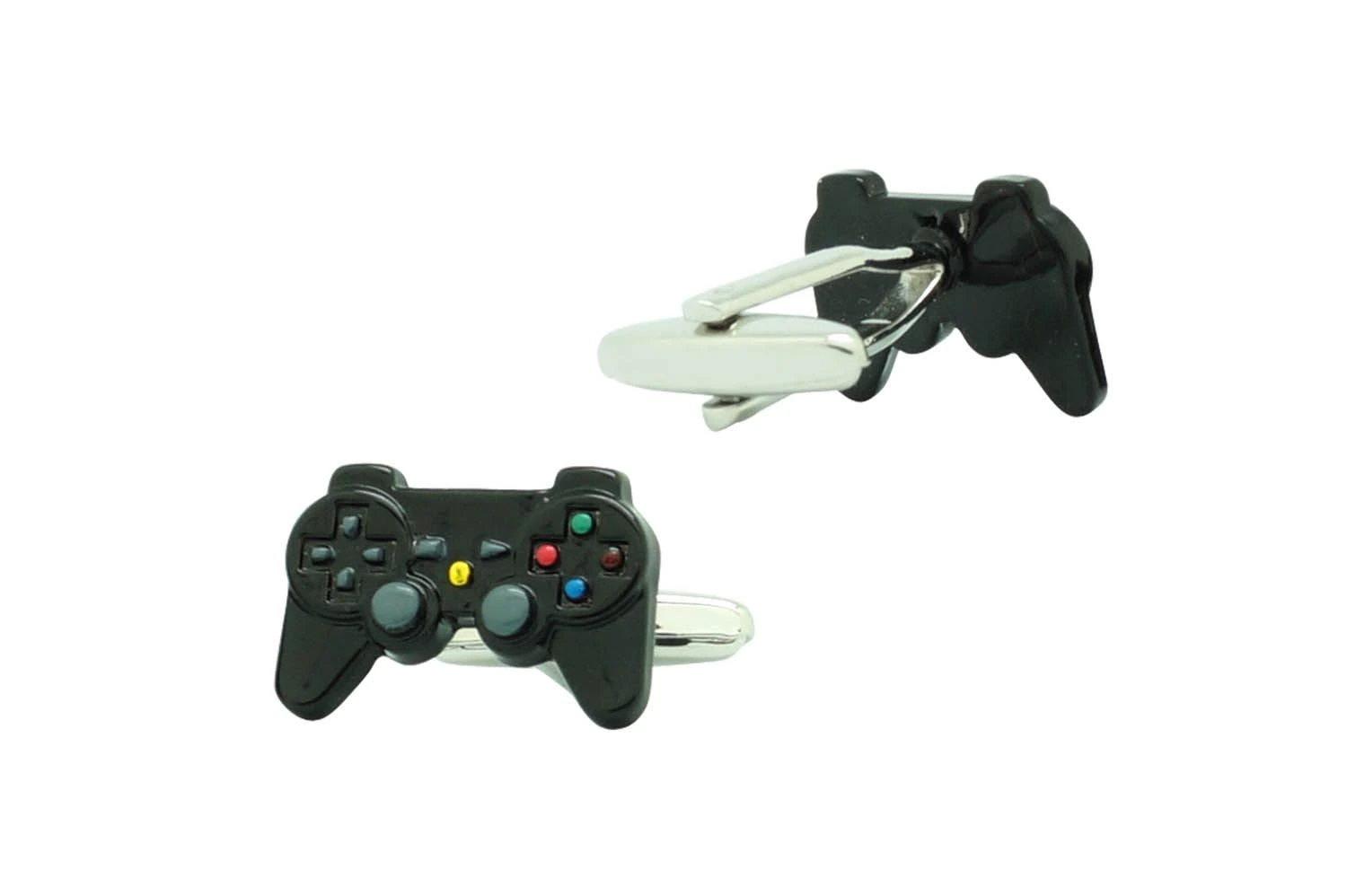 Black Quirky Brass Cufflinks for Men