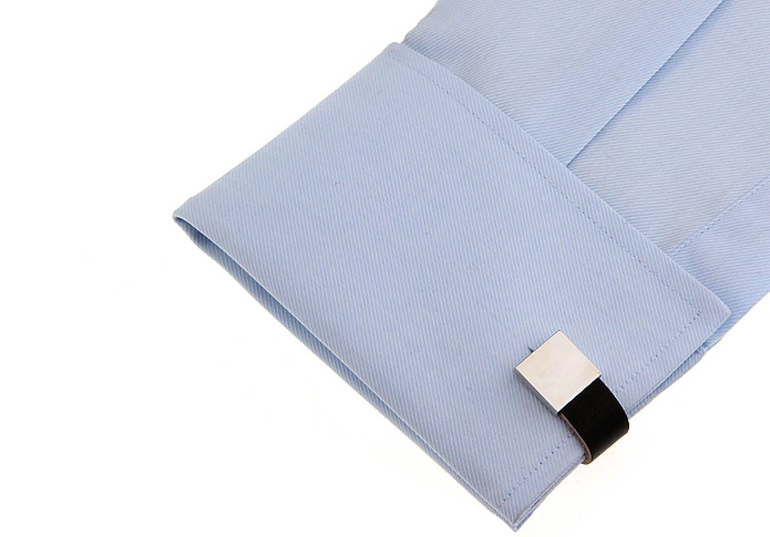 Silver Quirky Brass Cufflinks for Men