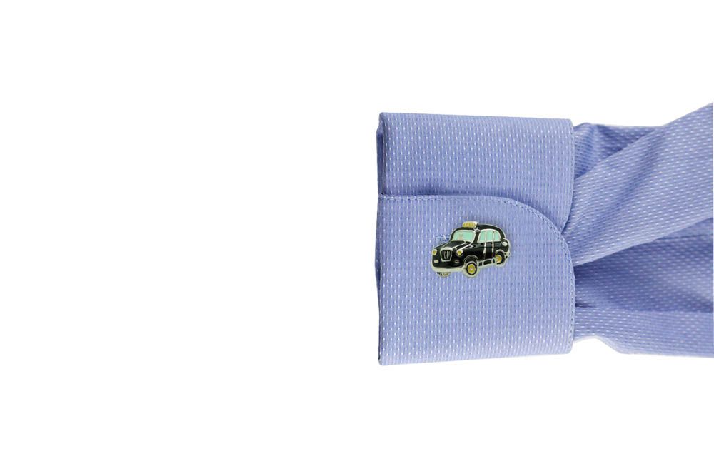 Black Quirky Brass Cufflinks for Men