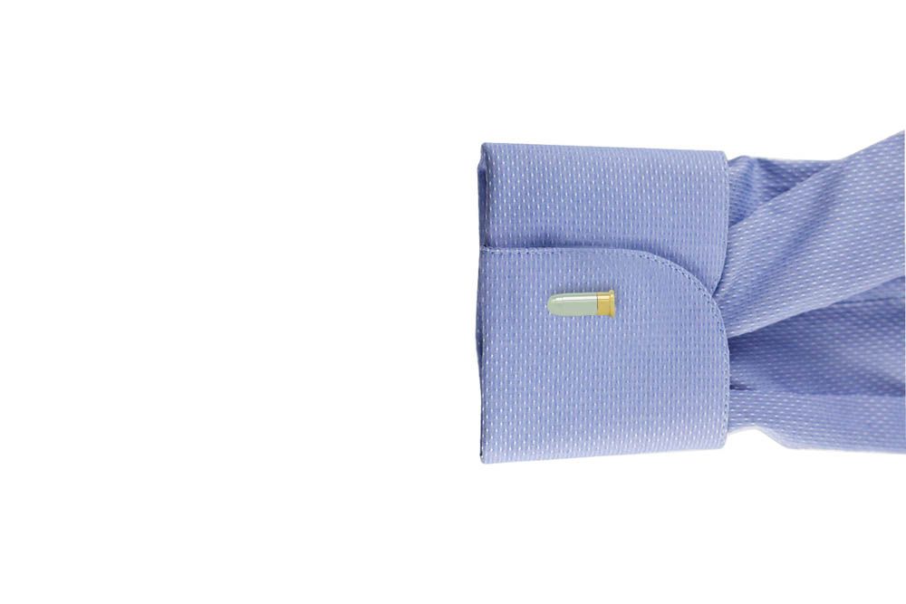 Gold Quirky Brass Cufflinks for Men