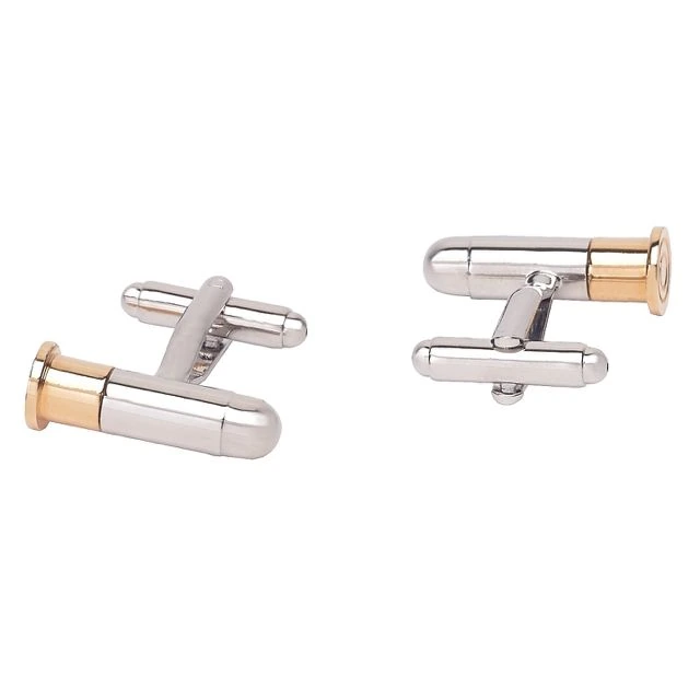 Gold Quirky Brass Cufflinks for Men