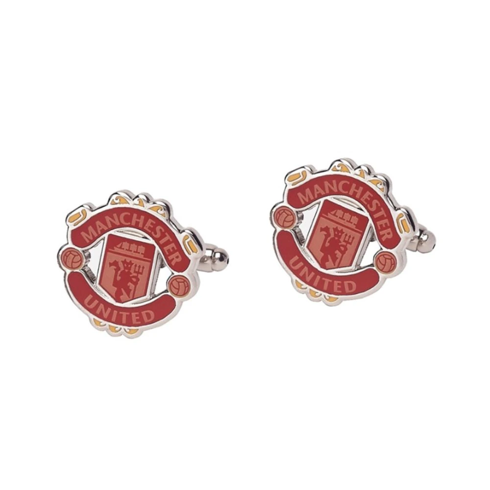 Red Quirky Brass Cufflinks for Men