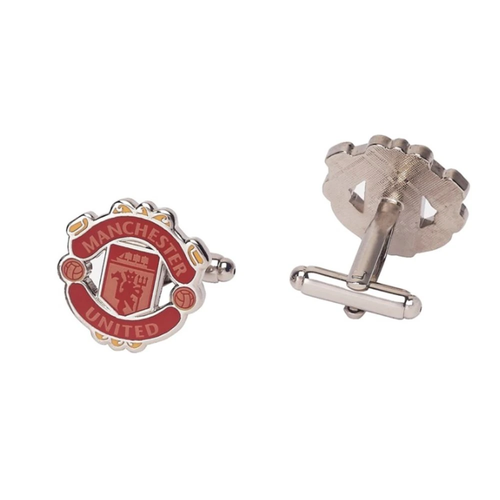Red Quirky Brass Cufflinks for Men