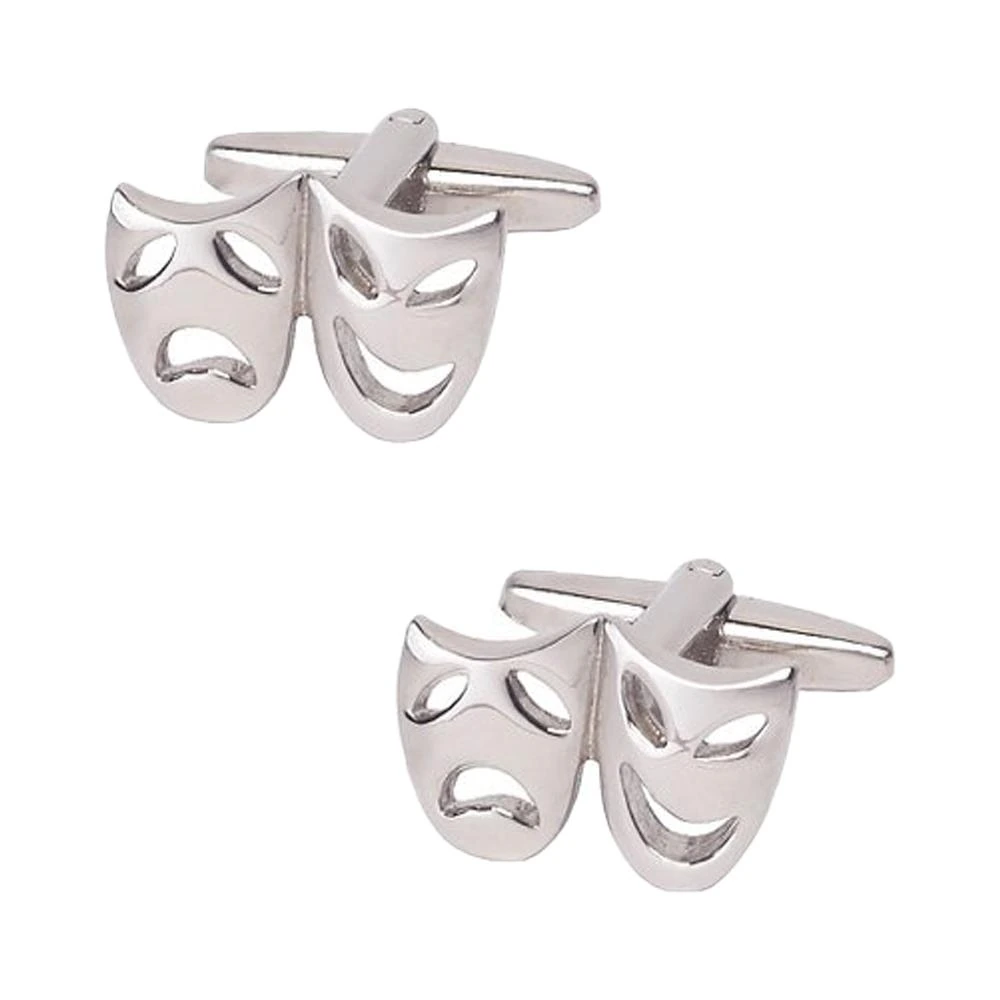 Silver Quirky Brass Cufflinks for Men