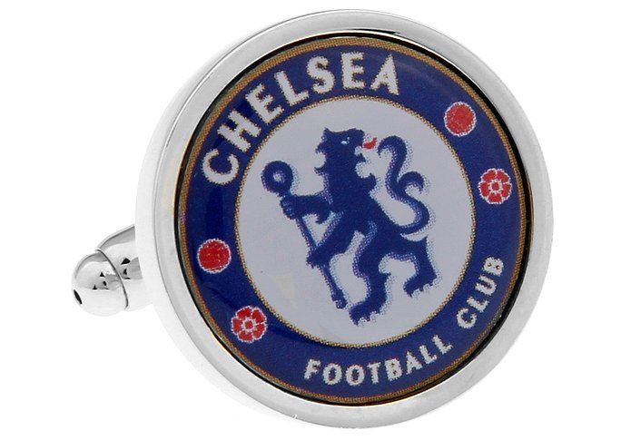Blue Quirky Brass Cufflinks for Men
